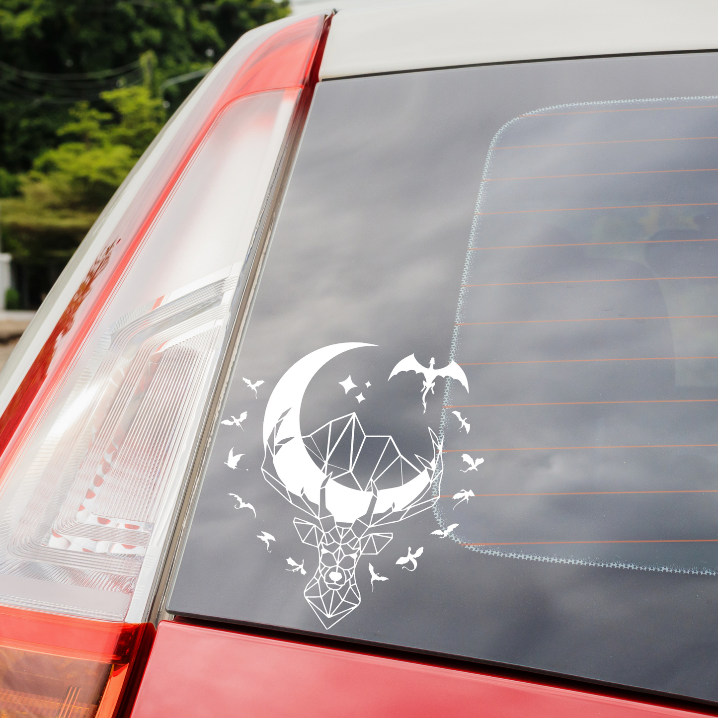 Dragon Car Decal - Wings of The Thirteen