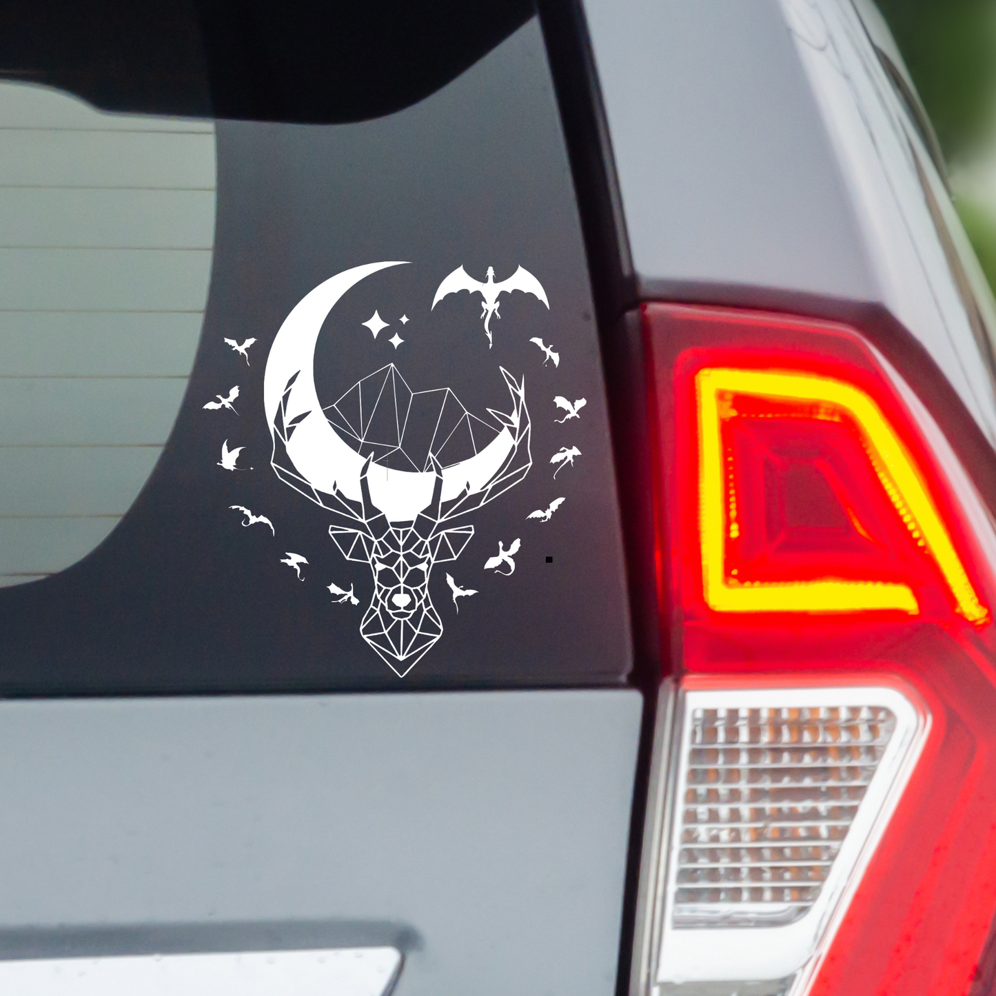 Dragon Car Decal - Wings of The Thirteen