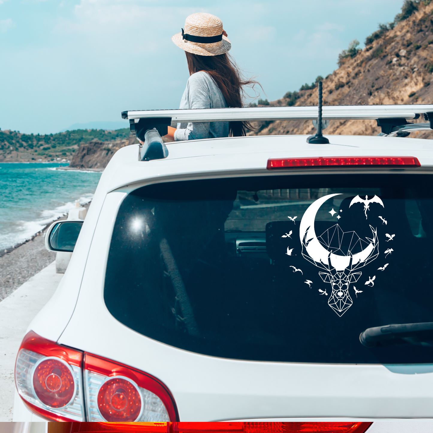 Dragon Car Decal - Wings of The Thirteen