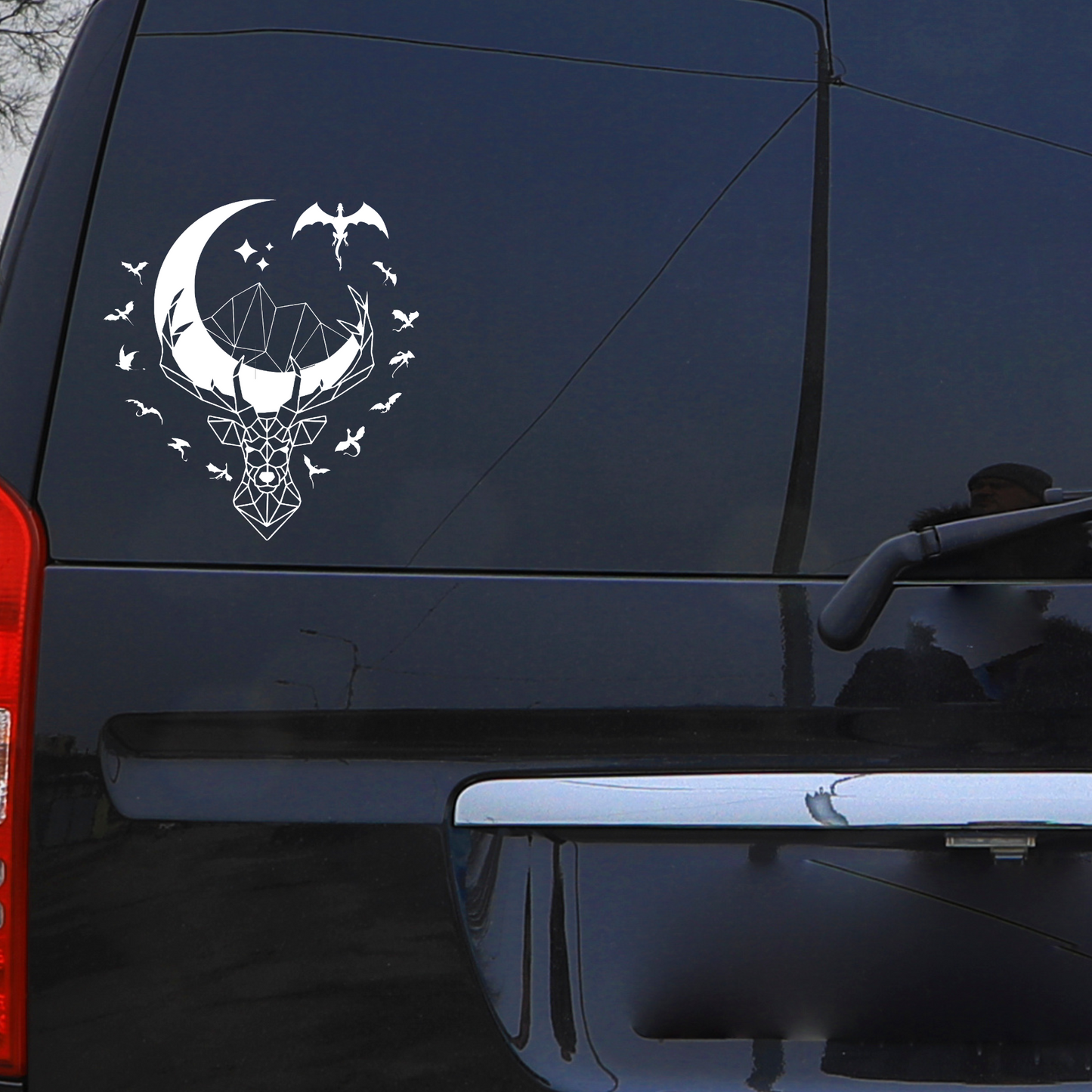 Dragon Car Decal - Wings of The Thirteen