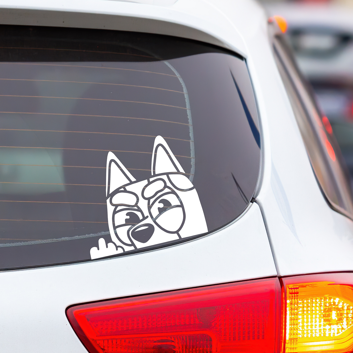 Cheeky Toddler Middle Finger Decal - Solid Color