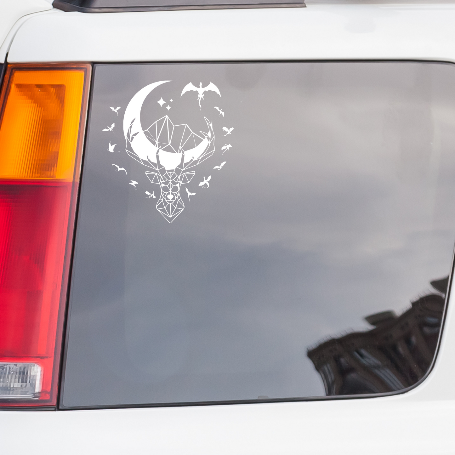 Dragon Car Decal - Wings of The Thirteen