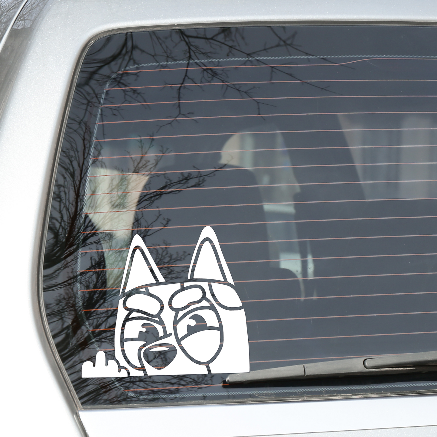 Cheeky Toddler Middle Finger Decal - Solid Color