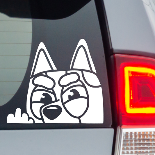 Cheeky Toddler Middle Finger Decal - Solid Color