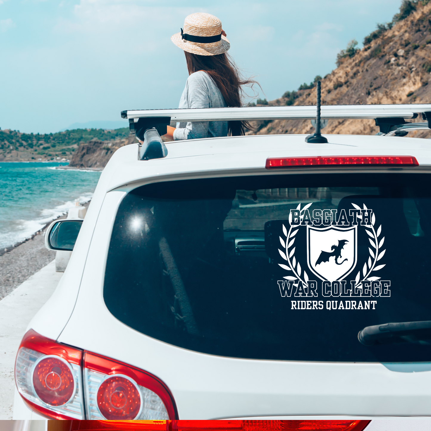 Dragon Car Decal - Wing Leader